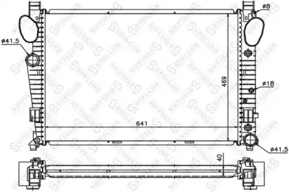 10-25426-SX STELLOX Радиатор, охлаждение двигателя 10-25426-SX STELLOX Радиатор, охлаждение двигателя
