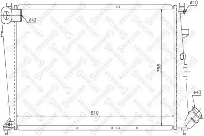 10-25651-SX STELLOX Радиатор, охлаждение двигателя 10-25651-SX STELLOX Радиатор, охлаждение двигателя