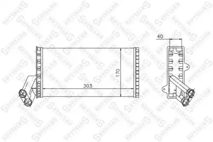 10-35004-SX STELLOX Теплообменник, отопление салона 10-35004-SX STELLOX Теплообменник, отопление салона