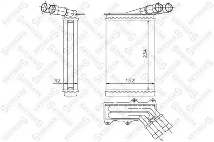 10-35005-SX STELLOX Теплообменник, отопление салона 10-35005-SX STELLOX Теплообменник, отопление салона
