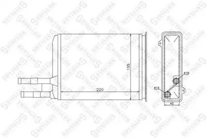 10-35025-SX STELLOX Теплообменник, отопление салона 10-35025-SX STELLOX Теплообменник, отопление салона