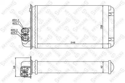 10-35042-SX STELLOX Теплообменник, отопление салона 10-35042-SX STELLOX Теплообменник, отопление салона