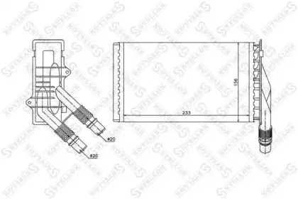 10-35107-SX STELLOX Теплообменник, отопление салона 10-35107-SX STELLOX Теплообменник, отопление салона