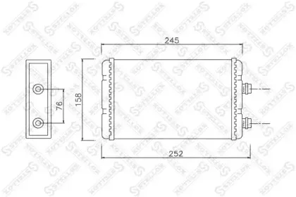 10-35118-SX STELLOX Теплообменник, отопление салона 10-35118-SX STELLOX Теплообменник, отопление салона