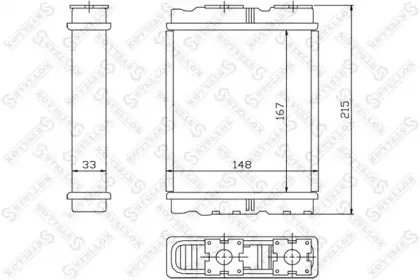 10-35136-SX STELLOX Теплообменник, отопление салона 10-35136-SX STELLOX Теплообменник, отопление салона