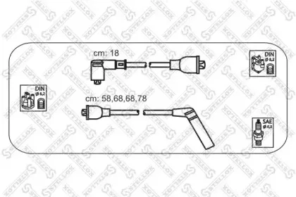 10-38225-SX STELLOX Комплект проводов зажигания 10-38225-SX STELLOX Комплект проводов зажигания