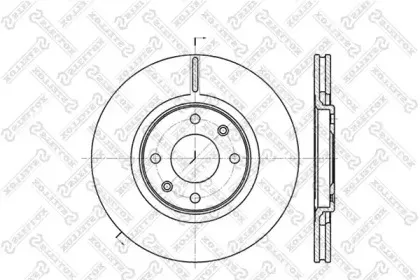 6020-1919V-SX STELLOX Тормозной диск 6020-1919V-SX STELLOX Тормозной диск