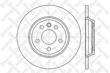 6020-2552-SX STELLOX Тормозной диск 6020-2552-SX STELLOX Тормозной диск