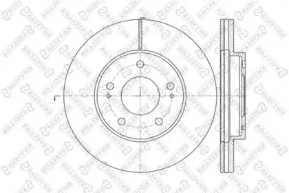 6020-3034V-SX STELLOX Тормозной диск 6020-3034V-SX STELLOX Тормозной диск