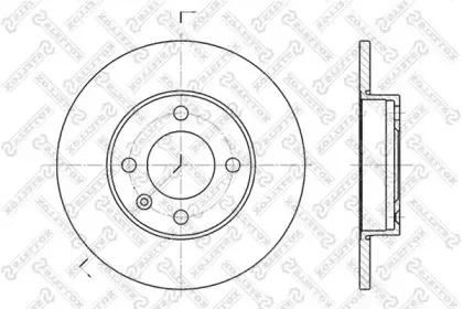 6020-4704-SX STELLOX Тормозной диск 6020-4704-SX STELLOX Тормозной диск