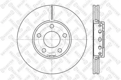 6020-4743V-SX STELLOX Тормозной диск 6020-4743V-SX STELLOX Тормозной диск