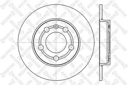 6020-4779-SX STELLOX Тормозной диск 6020-4779-SX STELLOX Тормозной диск
