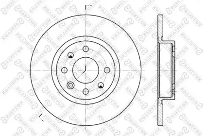 6020-4823-SX STELLOX Тормозной диск 6020-4823-SX STELLOX Тормозной диск
