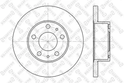 6020-9944-SX STELLOX Тормозной диск 6020-9944-SX STELLOX Тормозной диск