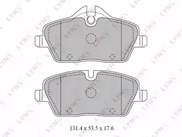 BD-1429 LYNXauto Комплект тормозных колодок, дисковый тормоз BD-1429 LYNXauto Комплект тормозных колодок, дисковый тормоз