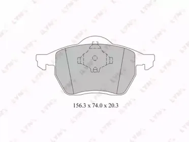 BD-3023 LYNXauto Комплект тормозных колодок, дисковый тормоз BD-3023 LYNXauto Комплект тормозных колодок, дисковый тормоз