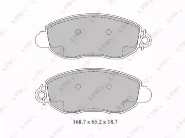 BD-3033 LYNXauto Комплект тормозных колодок, дисковый тормоз BD-3033 LYNXauto Комплект тормозных колодок, дисковый тормоз