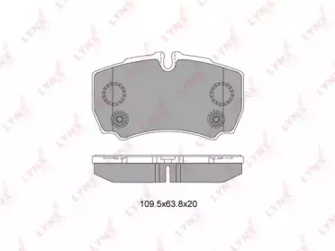 BD-3035 LYNXauto Комплект тормозных колодок, дисковый тормоз BD-3035 LYNXauto Комплект тормозных колодок, дисковый тормоз