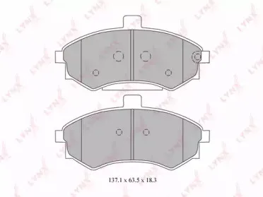 BD-3611 LYNXauto Комплект тормозных колодок, дисковый тормоз BD-3611 LYNXauto Комплект тормозных колодок, дисковый тормоз