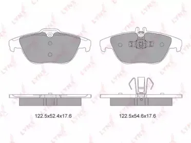 BD-5319 LYNXauto Комплект тормозных колодок, дисковый тормоз BD-5319 LYNXauto Комплект тормозных колодок, дисковый тормоз