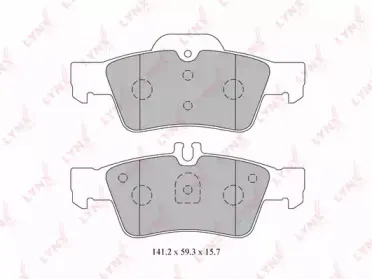BD-5325 LYNXauto Комплект тормозных колодок, дисковый тормоз BD-5325 LYNXauto Комплект тормозных колодок, дисковый тормоз