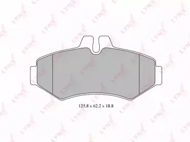 BD-5340 LYNXauto Комплект тормозных колодок, дисковый тормоз BD-5340 LYNXauto Комплект тормозных колодок, дисковый тормоз
