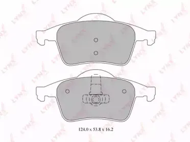 BD-7812 LYNXauto Комплект тормозных колодок, дисковый тормоз BD-7812 LYNXauto Комплект тормозных колодок, дисковый тормоз