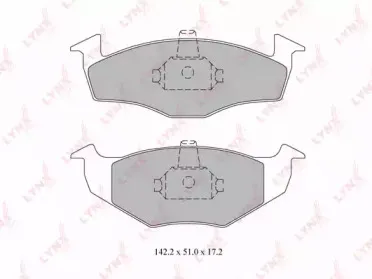 BD-8008 LYNXauto Комплект тормозных колодок, дисковый тормоз BD-8008 LYNXauto Комплект тормозных колодок, дисковый тормоз