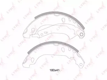 BS-6305 LYNXauto Комплект тормозных колодок BS-6305 LYNXauto Комплект тормозных колодок