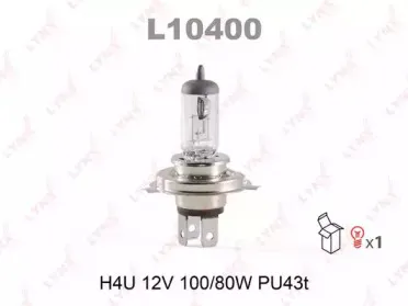 L10400 LYNXauto Лампа накаливания, фара дальнего света L10400 LYNXauto Лампа накаливания, фара дальнего света