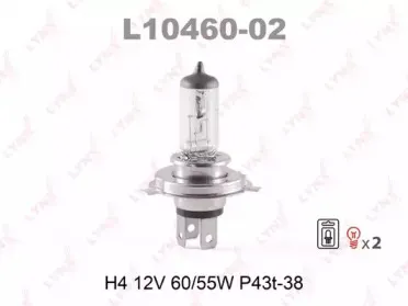 L10460-02 LYNXauto Лампа накаливания, фара дальнего света L10460-02 LYNXauto Лампа накаливания, фара дальнего света