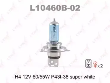 L10460B-02 LYNXauto Лампа накаливания, фара дальнего света L10460B-02 LYNXauto Лампа накаливания, фара дальнего света