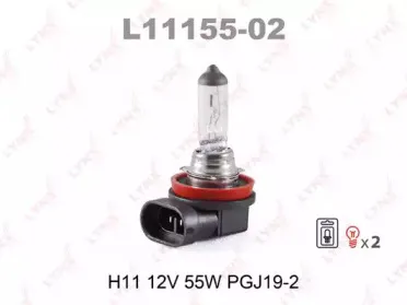 L11155-02 LYNXauto Лампа накаливания, фара дальнего света L11155-02 LYNXauto Лампа накаливания, фара дальнего света