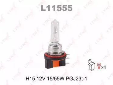 L11555 LYNXauto Лампа накаливания, фара дальнего света L11555 LYNXauto Лампа накаливания, фара дальнего света