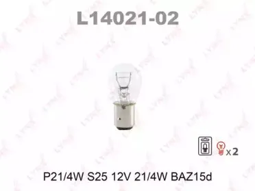 L1402102 LYNXauto Лампа накаливания L1402102 LYNXauto Лампа накаливания