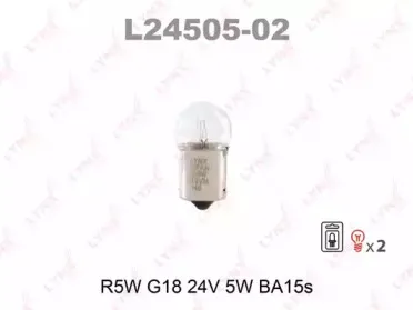L2450502 LYNXauto Лампа накаливания L2450502 LYNXauto Лампа накаливания