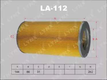 LA-112 LYNXauto Воздушный фильтр LA-112 LYNXauto Воздушный фильтр