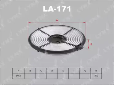 LA-171 LYNXauto Воздушный фильтр LA-171 LYNXauto Воздушный фильтр