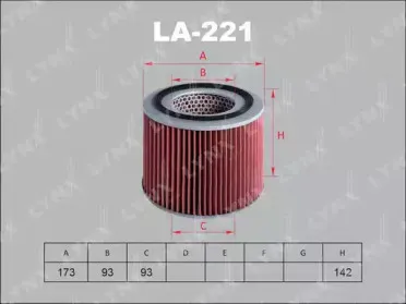 LA-221 LYNXauto Воздушный фильтр LA-221 LYNXauto Воздушный фильтр
