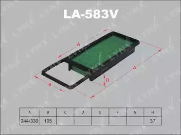 LA-583V LYNXauto Воздушный фильтр LA-583V LYNXauto Воздушный фильтр
