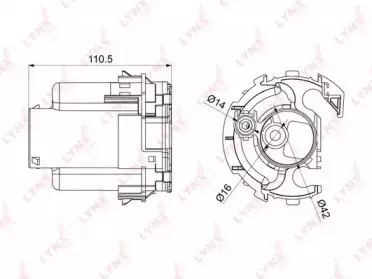 LF-1066M LYNXauto Топливный фильтр LF-1066M LYNXauto Топливный фильтр