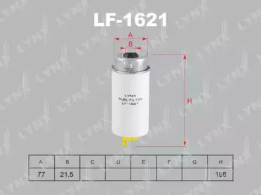 LF-1621 LYNXauto Топливный фильтр LF-1621 LYNXauto Топливный фильтр
