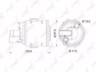 LF-246M LYNXauto Топливный фильтр LF-246M LYNXauto Топливный фильтр