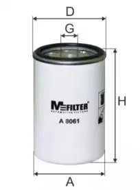 A 8061 MFILTER Воздушный фильтр A 8061 MFILTER Воздушный фильтр