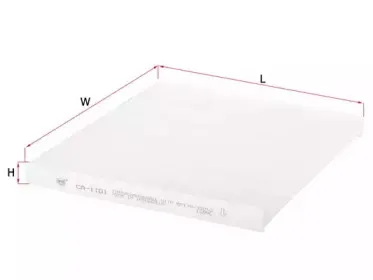 CA-1101 SAKURA Automotive Фильтр, воздух во внутренном пространстве CA-1101 SAKURA Automotive Фильтр, воздух во внутренном пространстве