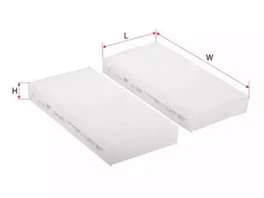 CA1601 SAKURA Automotive Фильтр, воздух во внутренном пространстве CA1601 SAKURA Automotive Фильтр, воздух во внутренном пространстве