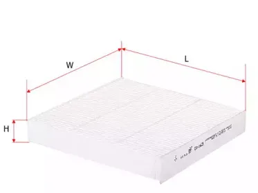 CA-1605 SAKURA Automotive Фильтр, воздух во внутренном пространстве CA-1605 SAKURA Automotive Фильтр, воздух во внутренном пространстве