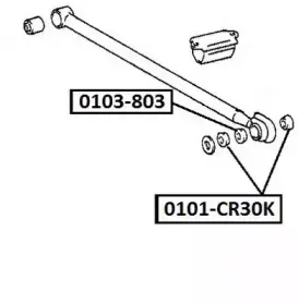 0101-CR30K ASVA Подвеска, рычаг независимой подвески колеса 0101-CR30K ASVA Подвеска, рычаг независимой подвески колеса