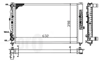 003-017-0019 LORO Радиатор, охлаждение двигателя 003-017-0019 LORO Радиатор, охлаждение двигателя
