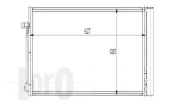 004-016-0020 LORO Конденсатор, кондиционер 004-016-0020 LORO Конденсатор, кондиционер